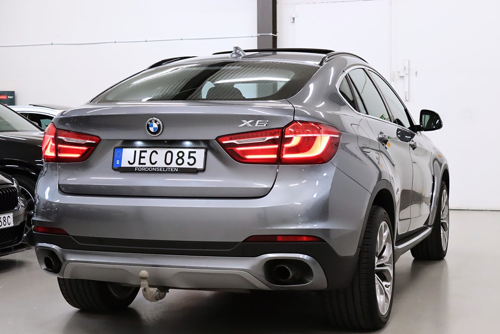 BMW X6 30d Night Vision Värmare 360° H/K Taklucka HUD Drag