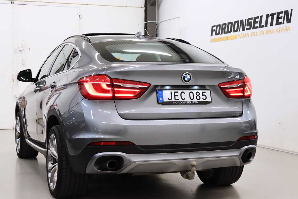 BMW X6 30d Night Vision Värmare 360° H/K Taklucka HUD Drag