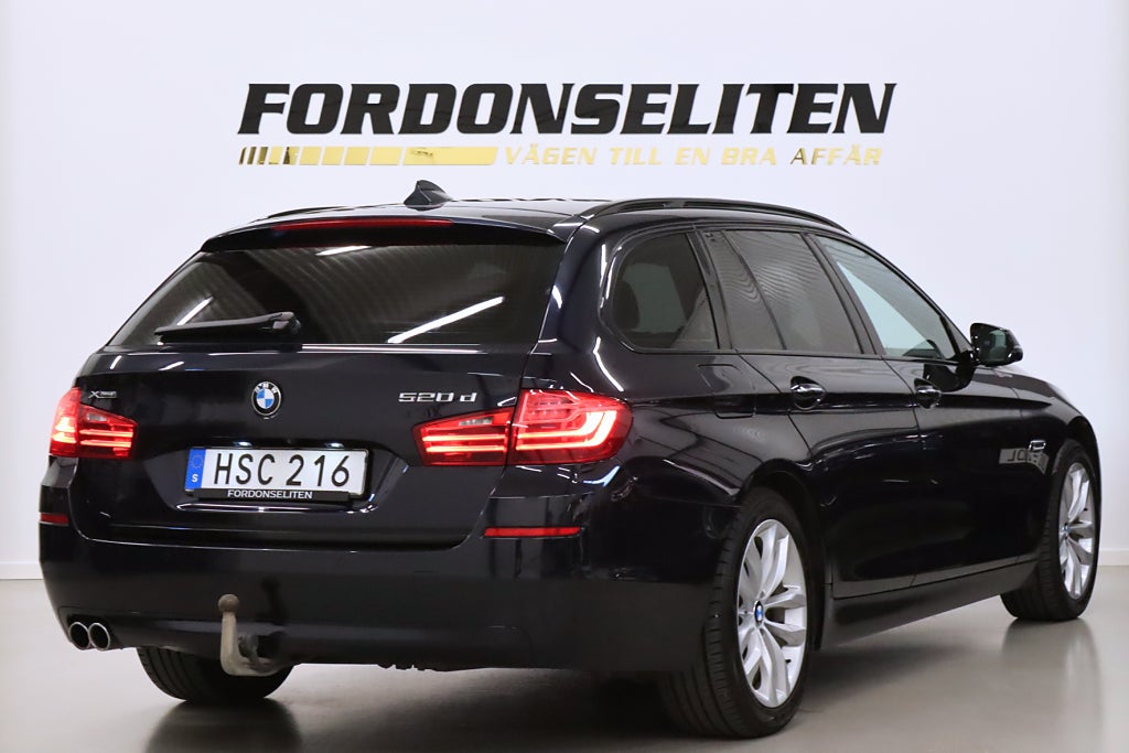 BMW 520d xDrive Luxury Line Värmare HiFi Navi Bkamera Drag 190hk