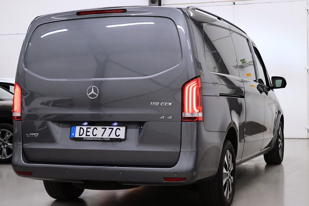 Mercedes-Benz Vito 119 CDI 4x4 3.2t Värmare B-kamera CarPlay Drag 190hk