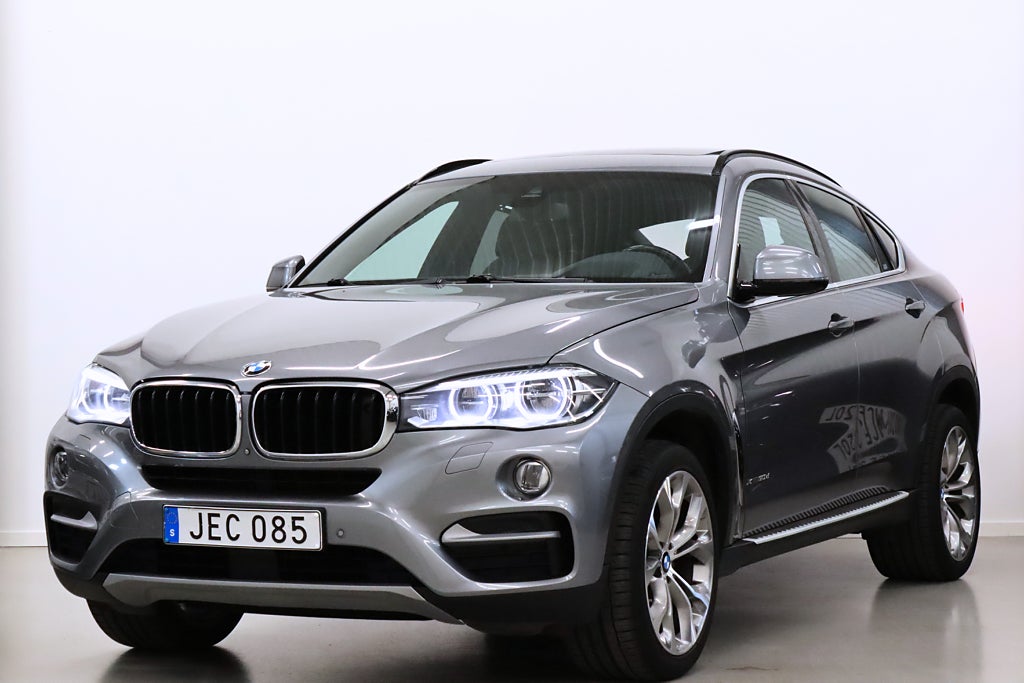 BMW X6 30d Night Vision Värmare 360° H/K Taklucka HUD Drag