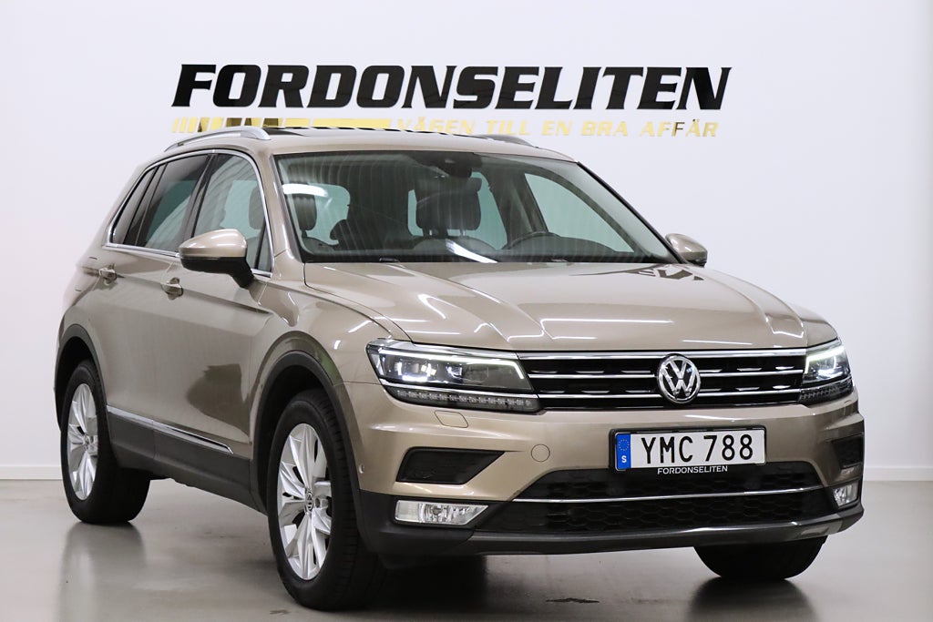 Volkswagen Tiguan 2.0 TDI 4M Pano D-Värmare B-kamera Keyless Drag 190hk